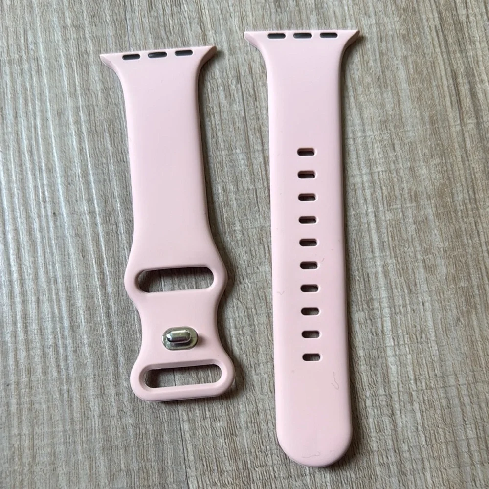 Pink Silicone Smartwatch Band